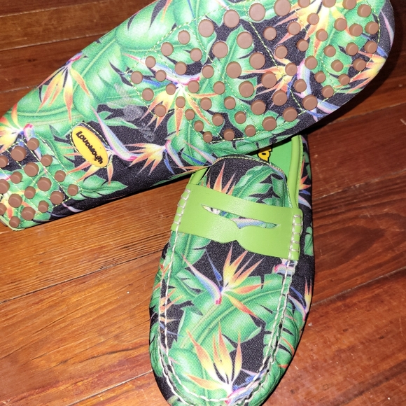 Loudmouth Logan tropic print penny loafer NWT - Picture 5 of 5
